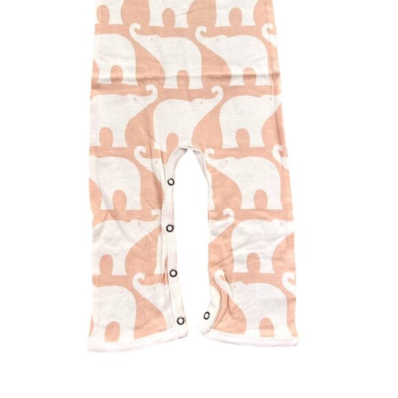 NWT Milkbarn Rose Elephant Organic Cotton Playsuit/Romper Size 6-12 Months - Picture 4 of 7
